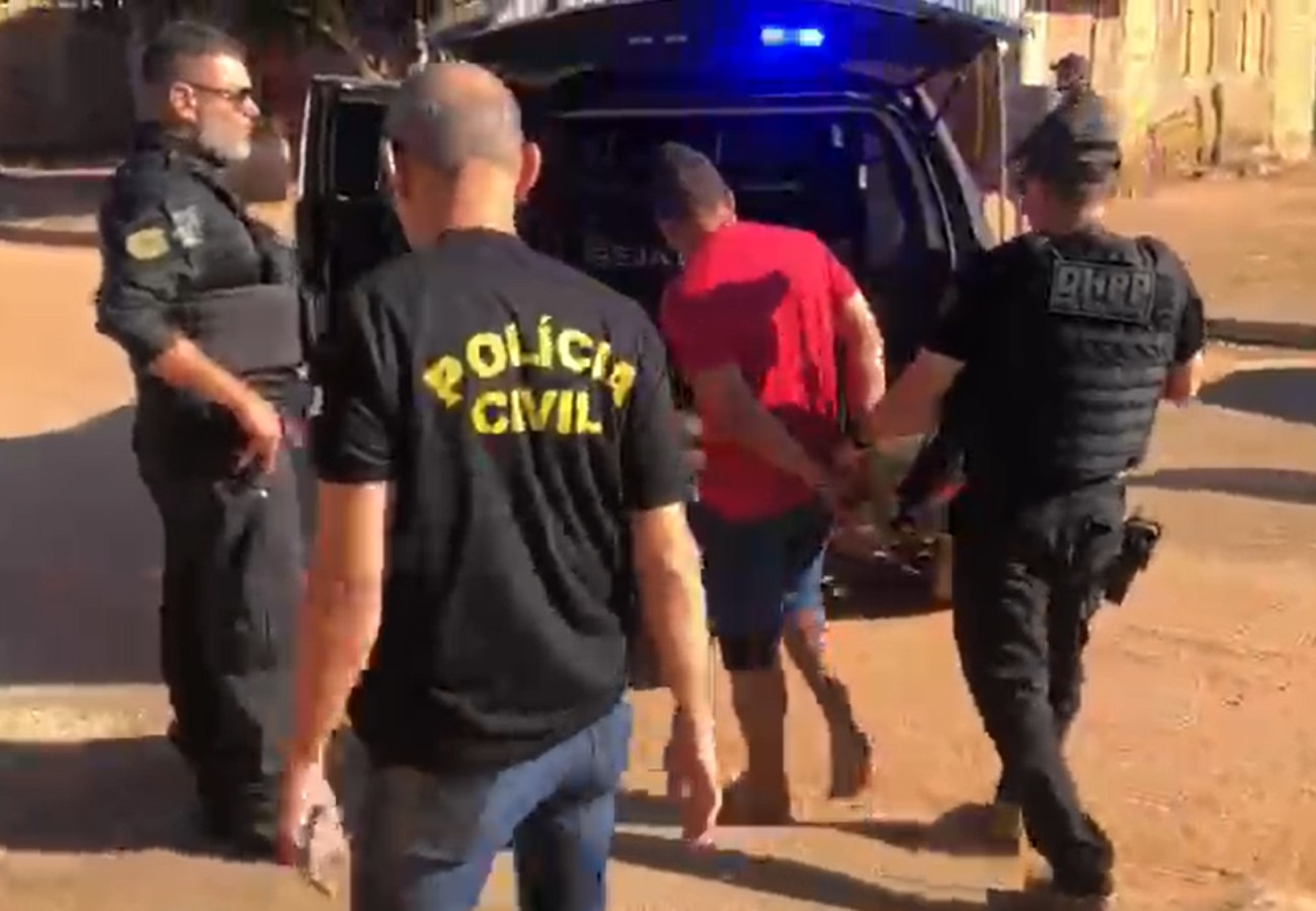 Homem suspeito de matar PM aposentado foi preso pela Polícia Civil Divulgação/PCTO